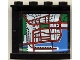 Part No: 4215pb024  Name: Panel 1 x 4 x 3 with Map Street Pattern 1 on Inside (Sticker) - Set 6398