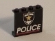 Part No: 4215pb067  Name: Panel 1 x 4 x 3 with Police Red Line and Yellow Star Badge Pattern (Printed)