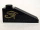 Part No: 4286pb011  Name: Slope 33 3 x 1 with Gold Egyptian Eye of Horus Pattern on Both Sides (Stickers) - Set 7621