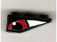 Part No: 4287pb001L  Name: Slope, Inverted 33 3 x 1 with Red Eye Left Pattern (Sticker) - Set 8277