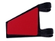 Lot ID: 236134216  Part No: 44676pb015R  Name: Flag 2 x 2 Trapezoid with Red Pattern Model Right Side (Sticker) - Set 8362