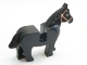 Part No: 4493c01pb02  Name: Horse with Black Eyes Circled with White, Brown Bridle Pattern
