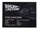 Part No: 4515pb069  Name: Slope 10 6 x 8 with Back to the Future Time Machine Pattern (Sticker) - Set 10300