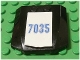 Part No: 45677pb008  Name: Wedge 4 x 4 x 2/3 Triple Curved with Number 7035 Pattern (Sticker) - Set 7035