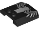 Part No: 45677pb169 Name: Wedge 4 x 4 x 2/3 Triple Curved with White Spider Wide Abdomen Pattern Part No: 45677pb169 Name: Wedge 4 x 4 x 2/3 Triple Curved with White Spider Wide Abdomen Pattern