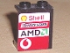Part No: 4864bpb030L  Name: Panel 1 x 2 x 2 - Hollow Studs with Shell, Bridgestone, AMD and Vodafone Logo on Left Pattern (Sticker) - Sets 8362 / 8375 / 8654