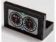 Part No: 4865pb048  Name: Panel 1 x 2 x 1 with Two Gauges and 'km/h' and 'RPM' Pattern (Sticker) - Set 8422