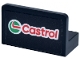 Part No: 4865pb122  Name: Panel 1 x 2 x 1 with Rounded Corners with Green and Red 'Castrol' and Logo Pattern (Sticker) - Set 77248