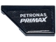 Part No: 5091pb006  Name: Tile, Modified 1 x 2 Wedge Left with White 'PETRONAS PRIMAX' Logo Pattern (Sticker) - Set 77244