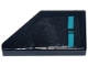 Part No: 5092pb007  Name: Tile, Modified 1 x 2 Wedge Right with Dark Turquoise Lines and Checkerboard Pattern (Sticker) - Set 77244