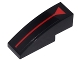 Part No: 50950pb106  Name: Slope, Curved 3 x 1 with Red Line and Triangle Pattern (Sticker) - Sets 70905 / 70907 / 70917