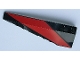 Part No: 50955pb023  Name: Wedge 10 x 3 Left with Red Stripe Pattern