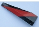 Part No: 50956pb023  Name: Wedge 10 x 3 Right with Red Stripe Pattern