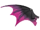 Part No: 51342pb12  Name: Dragon Wing 19 x 11 with Marbled Magenta Trailing Edge Pattern