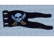 Part No: 51725pb04  Name: Duplo Flag Wavy 2 x 5 with Skull and Crossed Swords Pattern
