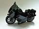 Part No: 52035c02  Name: Motorcycle City with Black Chassis (Long Fairing Mounts) and Light Bluish Gray Wheels