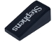 Part No: 5404pb07R  Name: Slope 18 2 x 1 x 2/3 with White 'Stephens' Logo Pattern Model Right Side (Sticker) - Set 77249