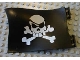 Lot ID: 396028608  Part No: 54057pb01  Name: Duplo Flag Wavy 4 x 6 with Skull and Crossbones Pattern