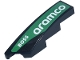 Part No: 5415pb003  Name: Wedge 4 x 1 Left with White 'BOSS' and 'aramco' Logo on Green Background Pattern (Sticker) - Set 77245