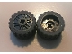 Part No: 55982c06  Name: Wheel 18mm D. x 14mm with Axle Hole, Fake Bolts and Shallow Spokes with Black Tire 24 x 14 Shallow Tread - Band Around Center of Tread (55982 / 89201)
