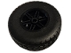 Part No: 56145c10  Name: Wheel 30.4mm D. x 20mm with No Pin Holes and Reinforced Rim with Black Tire 55.9 x 22 (56145 / 6620)