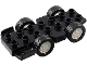 Part No: 5968c01  Name: Duplo Car Base 2 x 7 with Formula 1 Racer Front Wing with Fixed Axles, Black Tires and White Wheels