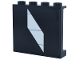 Part No: 60581pb298  Name: Panel 1 x 4 x 3 with Side Supports - Hollow Studs with White Angled Diamond / Half Chevron, Dark Bluish Gray Lines Pattern (Sticker) - Set 75419