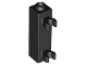 Part No: 60583b  Name: Brick, Modified 1 x 1 x 3 with 2 Clips (Vertical Grip) - Hollow Stud