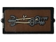 Part No: 60602pb20 Name: Glass for Window 1 x 2 x 3 with Dark Bluish Gray Hook and Keys with Tan String Pattern (Sticker) - Set 76428 Part No: 60602pb20 Name: Glass for Window 1 x 2 x 3 with Dark Bluish Gray Hook and Keys with Tan String Pattern (Sticker) - Set 76428