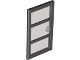 Part No: 60797pb02  Name: Door 1 x 4 x 6 with 3 Panes with Molded Trans-Brown Glass with Stud Handle Pattern