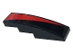 Part No: 61678pb137R  Name: Slope, Curved 4 x 1 with Red Stripe Pattern Model Right Side (Sticker) - Set 76895