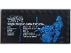 Part No: 6178pb051  Name: Tile, Modified 6 x 12 with Studs on Edges with Star Wars Logo and 'Single Trooper Aerial Platform' (STAP) Pattern