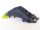 Part No: 61804pb01  Name: Bionicle Foot Mistika Clawed with Axle with Marbled Lime Pattern