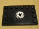 Part No: 6180pb019  Name: Tile, Modified 4 x 6 with Studs on Edges with SW Imperial Logo Pattern (Sticker) - Set 7672