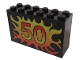 Part No: 6213pb09  Name: Brick 2 x 6 x 3 with Flame 50 Pattern
