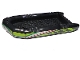 Part No: 62812pb11  Name: Boat, Rubber Raft, Large with Green, White and Lime Stripes Pattern on Both Sides (Stickers) - Set 8899