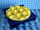 Part No: 6297c01  Name: Duplo, Toolo Turntable 4 x 4 Base with Yellow Top Plate and Screw