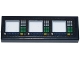 Part No: 63864pb267  Name: Tile 1 x 3 with Control Panel with White Screens, Light Bluish Gray, Green, and Blue Buttons, Lights, and Gauges Pattern (Sticker) - Set 42146