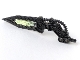 Part No: 64263pb03  Name: Bionicle Wing Angled with Molded Glow In Dark Opaque Center Pattern