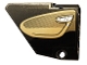 Part No: 64394pb017  Name: Technic, Panel Fairing #13 Large Short Smooth, Side A with Dark Tan Inside Door Pattern (Sticker) - Set 42083