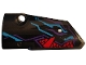 Part No: 64683pb049  Name: Technic, Panel Fairing # 3 Small Smooth Long, Side A with Medium Azure, Red and Dark Purple Dragon Head Pattern (Sticker) - Set 70642