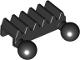Part No: 6574  Name: Technic, Gear Rack 1 x 2 with 2 Tow Ball