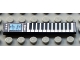 Part No: 6636pb014  Name: Tile 1 x 6 with Keyboard and Equalizer Display Pattern (Sticker) - Set 5942