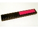 Part No: 6636pb021  Name: Tile 1 x 6 with Red and Black Pattern (Sticker) - Set 7886