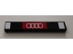 Part No: 6636pb239  Name: Tile 1 x 6 with White Audi Logo on Red Background Pattern (Sticker) - Set 75872