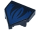 Part No: 66956pb21  Name: Wedge 2 x 2 x 2/3 Pointed with Dark Blue Flower Leaves Pattern (Sticker) - Set 76784