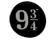 Part No: 67095pb113 Name: Tile, Round 3 x 3 with White '9 3/4' Pattern (Sticker) - Set 76450 Part No: 67095pb113 Name: Tile, Round 3 x 3 with White '9 3/4' Pattern (Sticker) - Set 76450