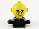 Part No: 685px2c01  Name: Homemaker Figure Torso Assembly and Yellow Head with Eyes, Glasses and Smile Pattern