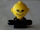 Part No: 685px3c01  Name: Homemaker Figure / Maxifigure Torso Assembly with Yellow Head with Black Eyes, Freckles, and Smile Pattern (792c03 / 685px3)