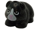 Lego part: Guinea Pig, Friends Style with Bright Pink Nose and Mouth, Black Eyes with Dark Bluish Gray Contour Right Eye and White Muzzle Pattern (Lucky)